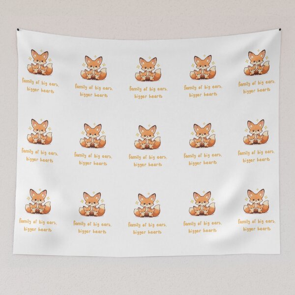 Item preview, Fennec foxes  designed and sold by nadiabaza83.