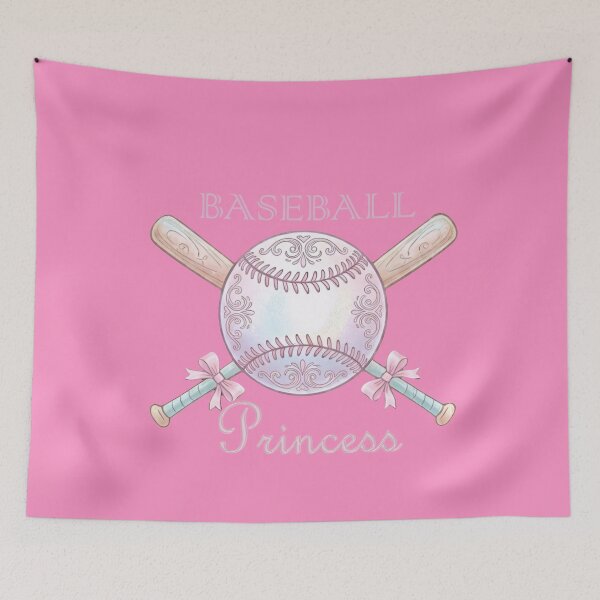 Item preview, Baseball Princess , Coquette Baseball, Pink Bow Baseball, Girly Baseball  designed and sold by Lozarux.