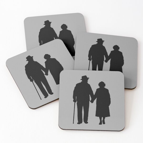 Item preview, Grandparents Grandchildren Silhouette Walking Together designed and sold by shirt-o-mat.