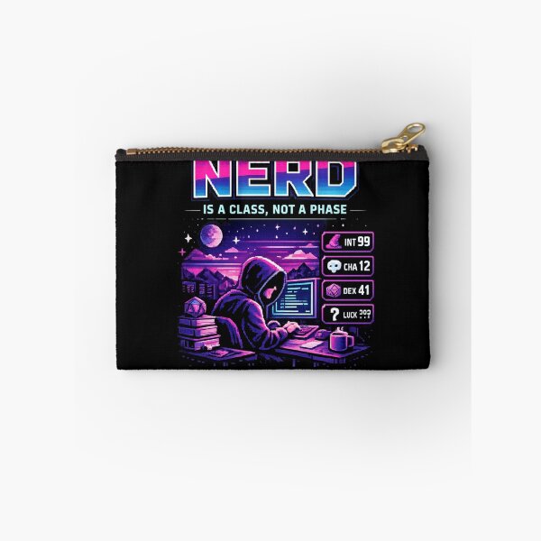 Item preview, Nerd Is a Class Not a Phase – Gamer Coder RPG Retro Neon Design designed and sold by MartBook.