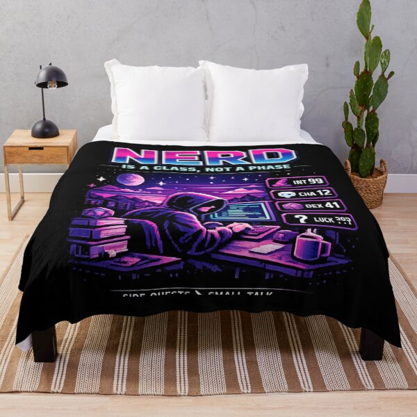 Item preview, Nerd Is a Class Not a Phase – Gamer Coder RPG Retro Neon Design designed and sold by MartBook.
