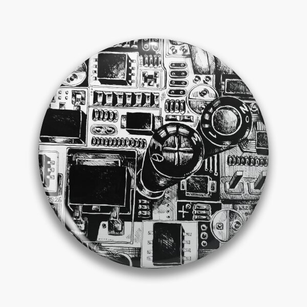 Item preview, Machinery black and white drawing NO.2 designed and sold by Inkorama.