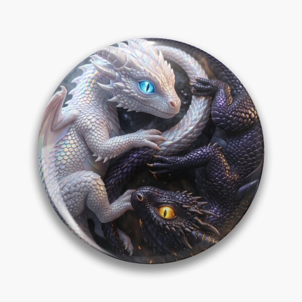 Item preview, Baby Dragons Yin Yang Ice and Fire designed and sold by kmiArtistIA.