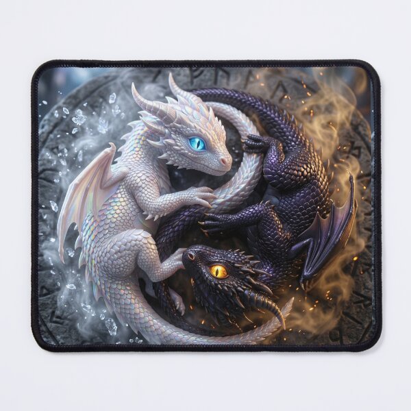 Item preview, Baby Dragons Yin Yang Ice and Fire designed and sold by kmiArtistIA.