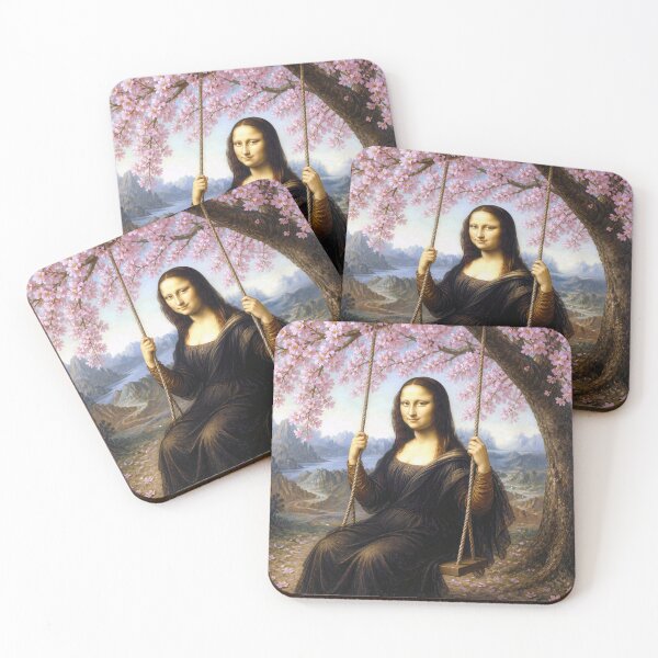 Item preview, Mona Lisa on a Swing designed and sold by Maria Dryfhout.