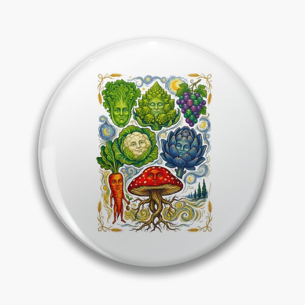 Item preview,   Faces Made Of Garden Vegetables designed and sold by TeeARTHY.