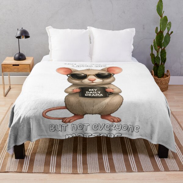 Item preview, Street Mouse Soft Chaos Collection - Not Everyone Likes Me But Not Everyone Matters Mouse Meme designed and sold by MiraLumeStudio.