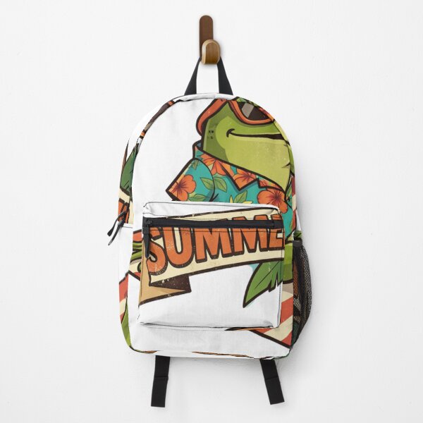 Item preview, Vintage Summer Siren Frog Beach Vacation Retro designed and sold by Bold Border Studio..