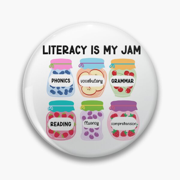 Item preview, Literacy is my jam designed and sold by marissajdent.