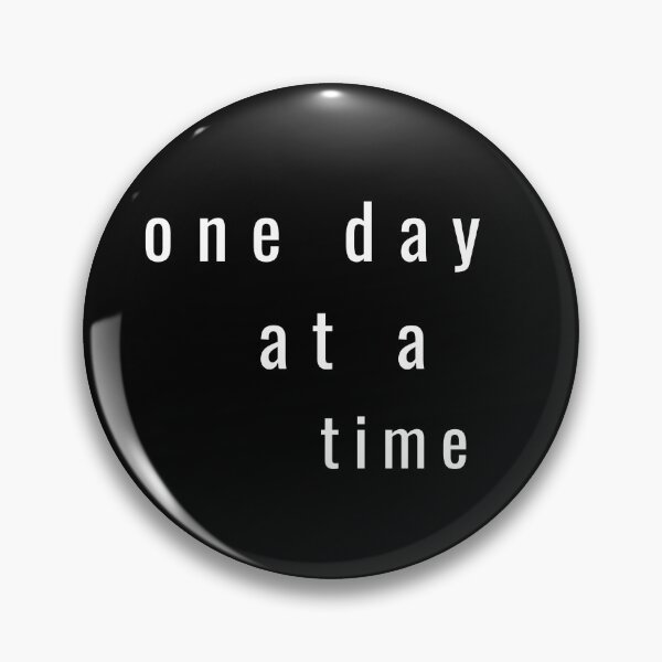 Item preview, One Day At A Time | Minimal Quote Aesthetic designed and sold by trendteezstore.