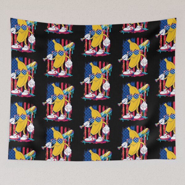 Item preview, Funny Banana Drip American Flag Kids Youth Boys Girls designed and sold by FreeArt2.