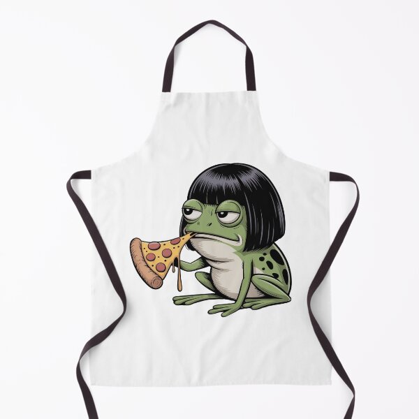 Artikelvorschau, Cooler Frosch-Bob-Haarschnitt mit Pizza entworfen und verkauft von J-Style-Design.