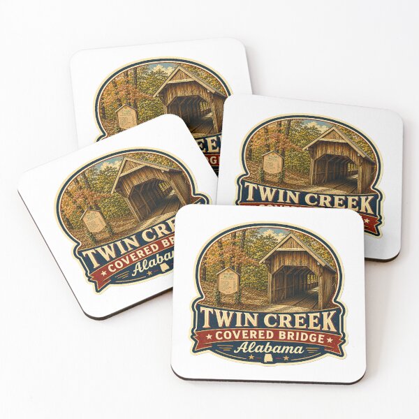 Item preview, Twin Creek Covered Bridge sticker designed and sold by gotucoveredart.