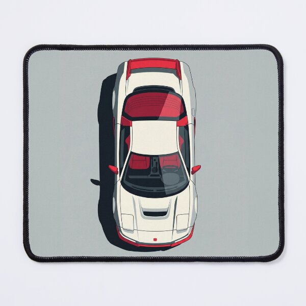 Item preview, Classic Honda NSX Type R White JDM Top View Vector Illustration designed and sold by Motorline44.