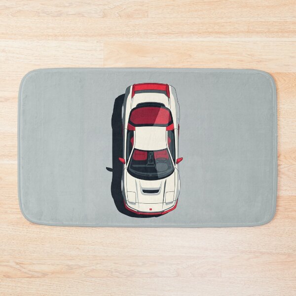 Item preview, Classic Honda NSX Type R White JDM Top View Vector Illustration designed and sold by Motorline44.