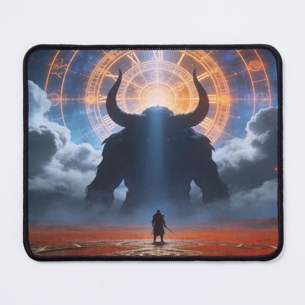 Item preview, Mystical Warrior Confronts Giant Beast designed and sold by deadstudio.
