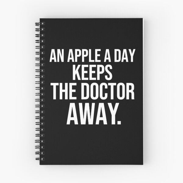 Item preview, An apple a day keeps the doctor away health quotes designed and sold by Pikkalo.
