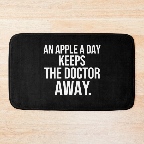 Item preview, An apple a day keeps the doctor away health quotes designed and sold by Pikkalo.