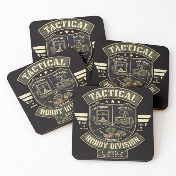 Item preview, Tactical Hobby Division 3D Printing, Ham Radio, & Gardening Design designed and sold by thelivingrp.