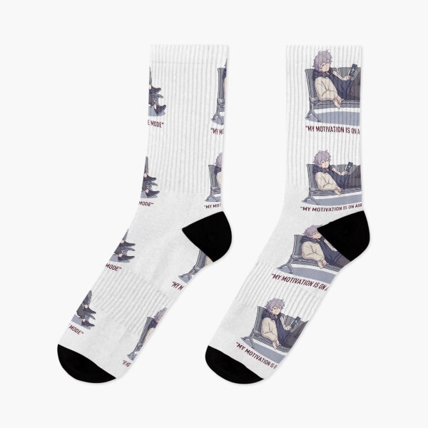 Item preview, My Motivation Is on Airplane Mode | Funny Chill Anime Aesthetic designed and sold by MoodDelay.