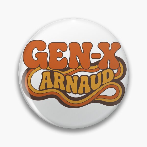 Item preview, Gen X Arnaud – Retro design vintage GEN-X designed and sold by digital.stickerperso.com.