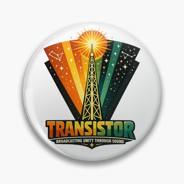 Item preview, Transistor Sunrise Broadcast Tower Retro Art designed and sold by Dresut.