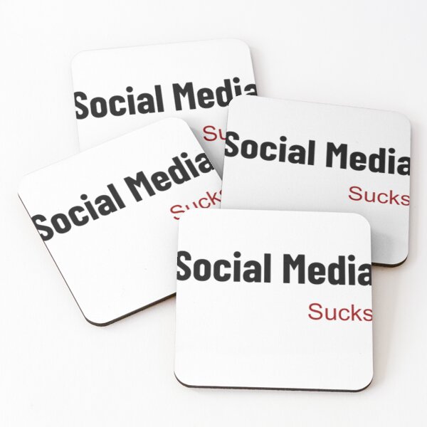 Item preview, Social Media Sucks designed and sold by Rooted In Reality.