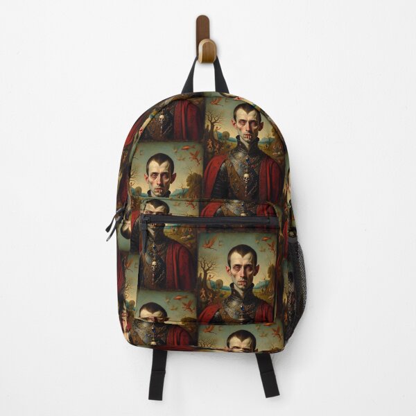 Item preview, The Vampire Duke Hieronymus Bosch Medieval inspired painting designed and sold by Vintage Designs +.