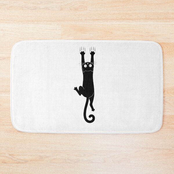 Item preview, Black Cat holding on  designed and sold by InfiniteOrbit.