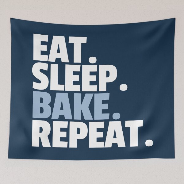 Item preview, Eat Sleep Bake Repeat Funny Baking Quote designed and sold by MaryAller.