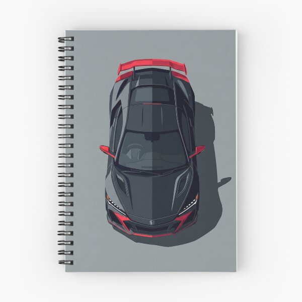 Item preview, Modern Honda NSX Type S Hybrid Supercar Top View Vector Illustration designed and sold by Motorline44.