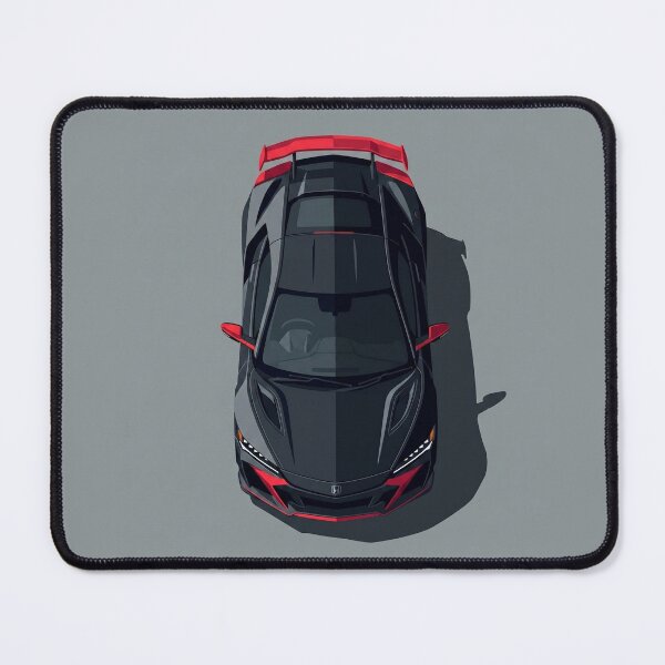 Item preview, Modern Honda NSX Type S Hybrid Supercar Top View Vector Illustration designed and sold by Motorline44.