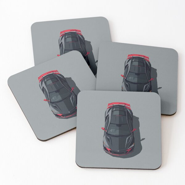 Item preview, Modern Honda NSX Type S Hybrid Supercar Top View Vector Illustration designed and sold by Motorline44.