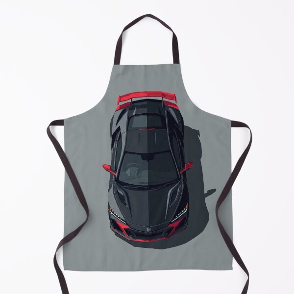 Item preview, Modern Honda NSX Type S Hybrid Supercar Top View Vector Illustration designed and sold by Motorline44.