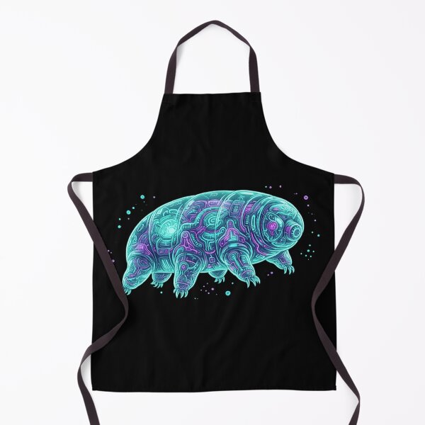 Item preview, Bioluminescent Tardigrade Cyber Spaceship Water Bear designed and sold by krish-prints.