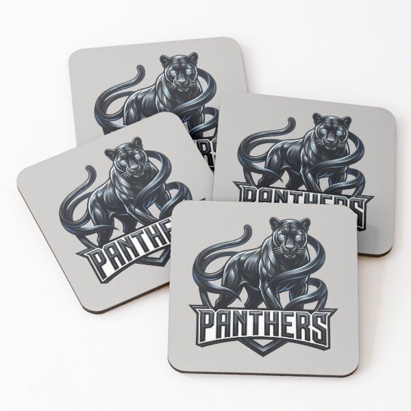 Item preview, Carolina Panthers Black Panther Mascot Shield Design designed and sold by MythicCotton.