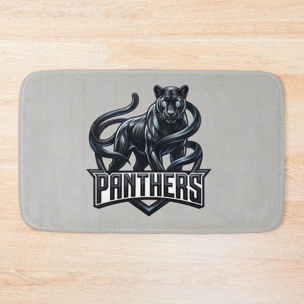Item preview, Carolina Panthers Black Panther Mascot Shield Design designed and sold by MythicCotton.
