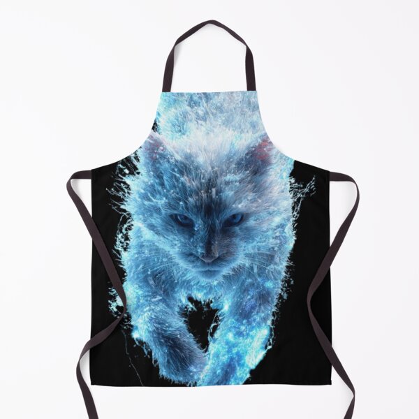 Item preview, Ice Spirit Cat Glowing Fantasy designed and sold by Moody Vibes Studio.