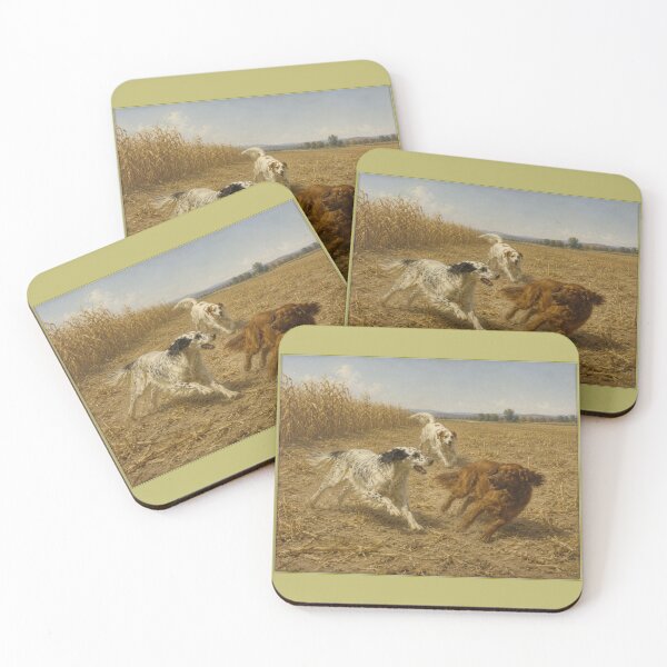 Item preview, Dogs chasing each other after the hunt styled on William A Bouguereau designed and sold by Collector-RB.