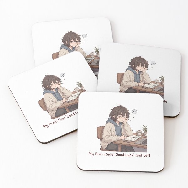 Item preview, My Brain Said ‘Good Luck’ and Left | Funny Anime Aesthetic designed and sold by MoodDelay.