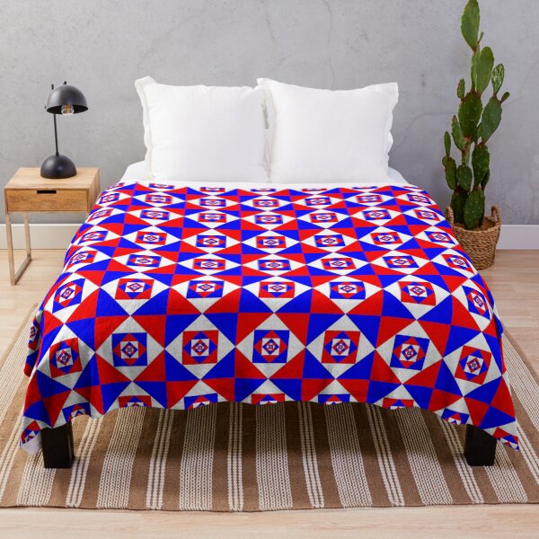 Item preview, Geometric Quilt: American Flag/4th Of July  designed and sold by SarahJosArt.