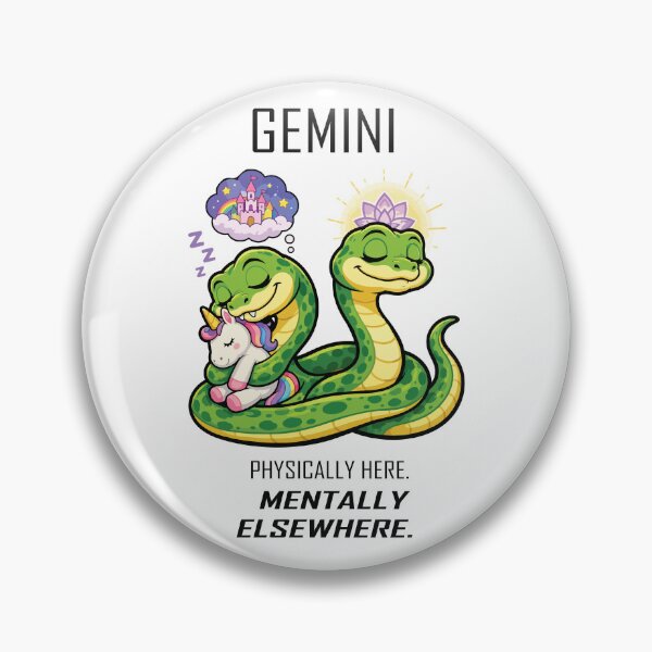 Item preview, Gemini: Physically Here. Mentally Elsewhere. designed and sold by Remake Design Lab.