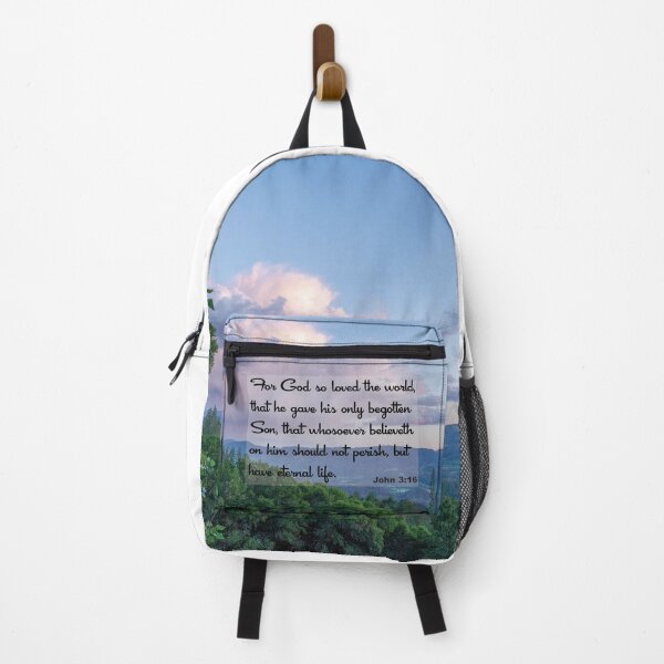 Item preview, John 3:16 - Inspirational Bible Verse designed and sold by InsprtnlArtbyDP.