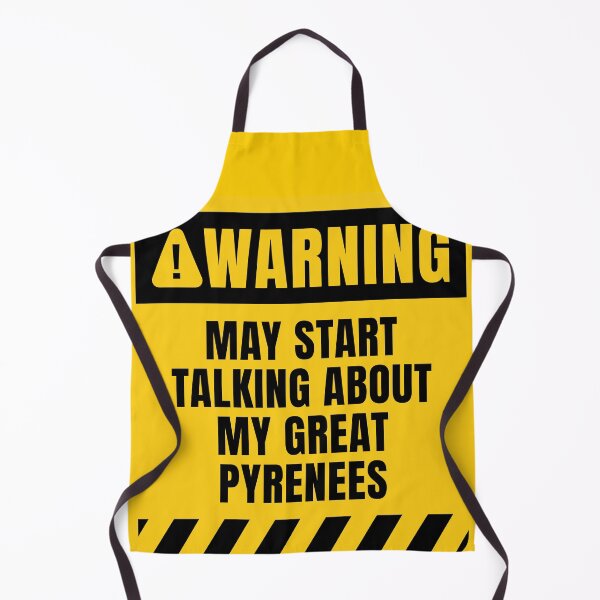 Item preview, Great Pyrenees Owner Warning Sign designed and sold by MaryAller.
