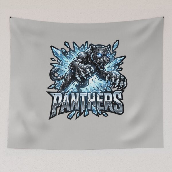 Item preview, Carolina Panthers Ice Breaker Panther Power Design designed and sold by MythicCotton.