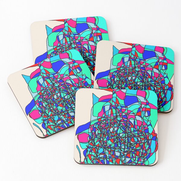 Item preview, Abstract Colors designed and sold by PinkPonyTealArt.