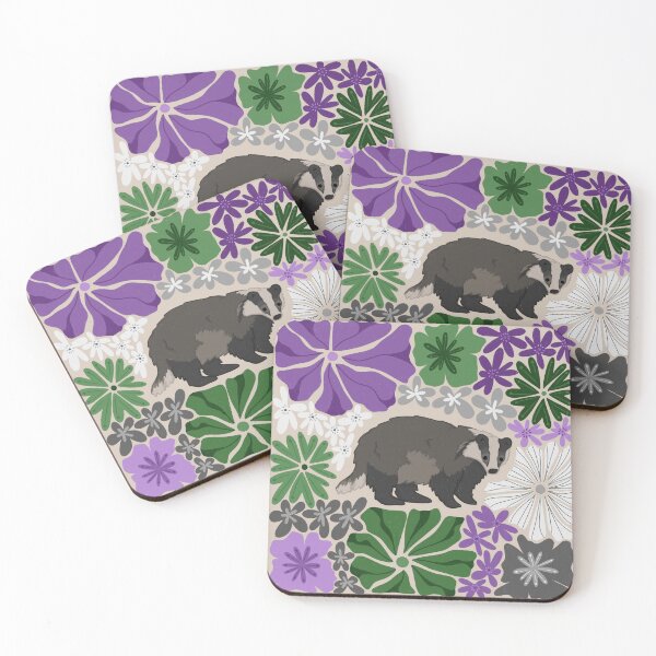 Item preview, Badger - Genderqueer Flag PRINT designed and sold by HannahReeStudio.