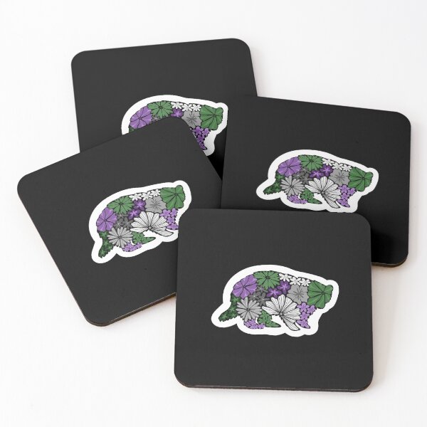 Item preview, Badger - Genderqueer Flag STICKER designed and sold by HannahReeStudio.
