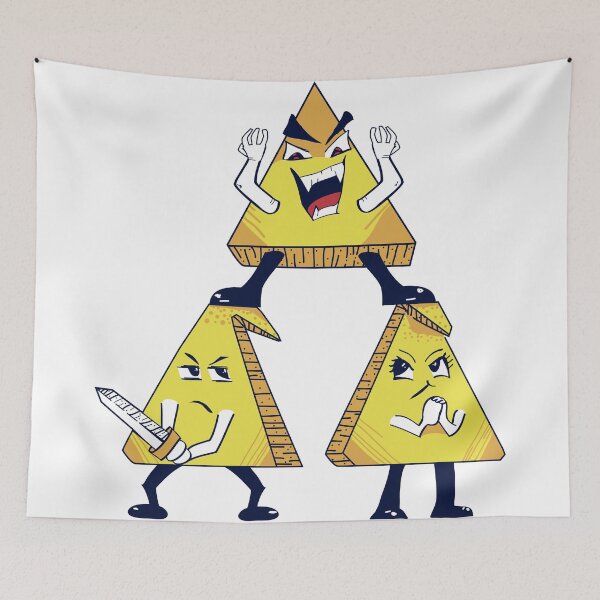 Item preview, triforce cartoon style designed and sold by samuzai.