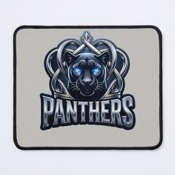 Item preview, Carolina Panthers Neon Shield Panther Art designed and sold by MythicCotton.